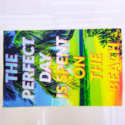 printed microfiber towel